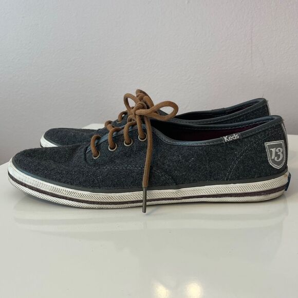Keds x Taylor Swift Wool Sneaker Shoe Gray Sz 7.5 Swiftie Fall 1989 Cottage Eras - Picture 7 of 11